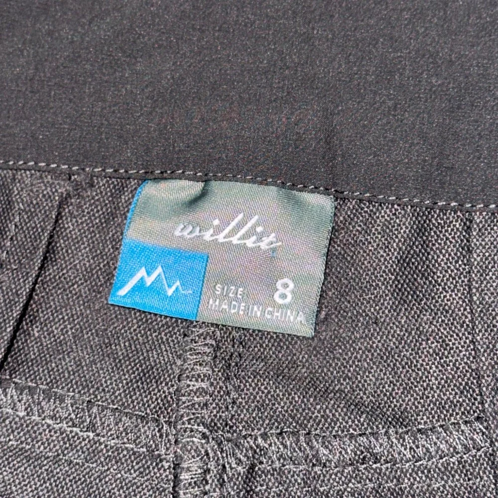 Willit Hiking Golf Shorts Gray Womens Size 8 Active Stretch Performance Gorpcore